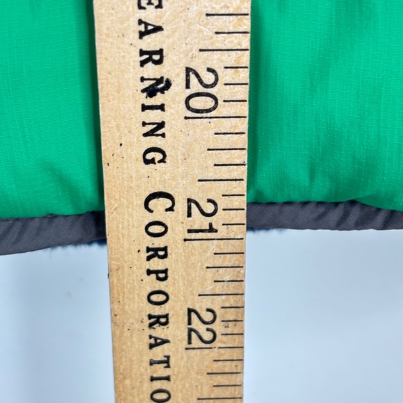 Mini Boden Colorblock Puffer Vest 9-10Y Snap Pockets Green Yellow Outdoor Fall - Picture 8 of 10